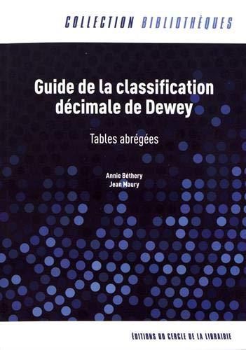 Guide de la classification décimale de dewey