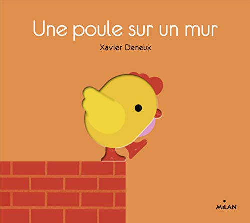 Une  poule sur un mur